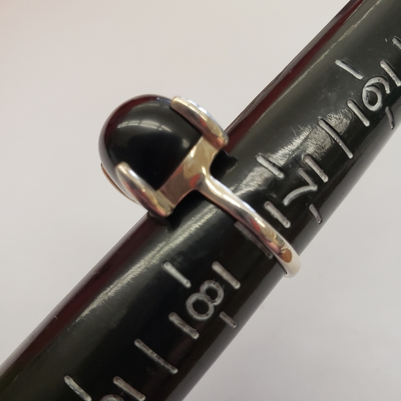 ❤ CLEARANCE FINAL PRICE ❤Authentic Tiffany Black Onyx Sugar Stack Ring - Picture 3 of 5